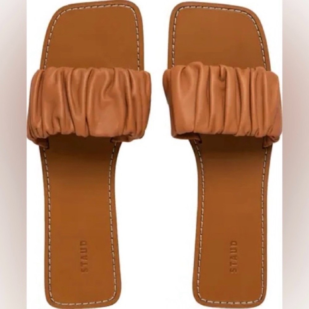 STAUD Tan Sandals